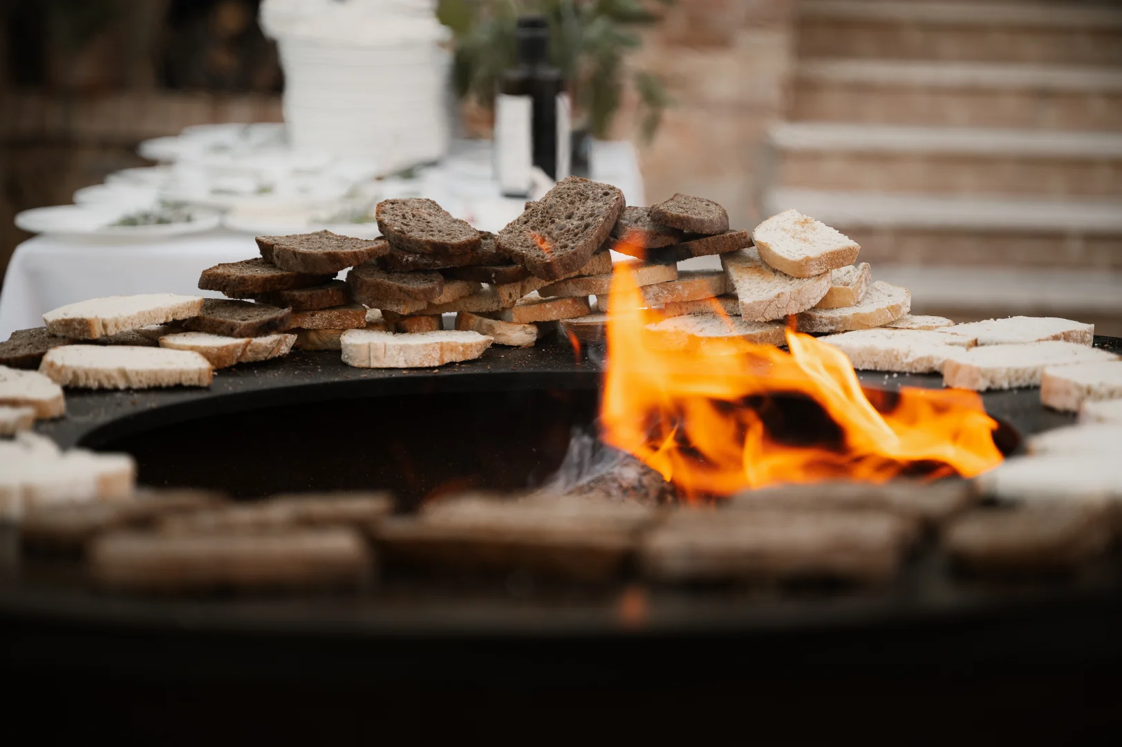 Piatto del ristorante a km 0 di Ca' Virginia, per gala e cene di evento
